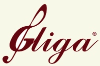 Picture of a Gliga Violin - points to a selection of Gliga Violins