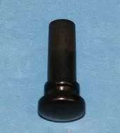 Plain Ebony Button